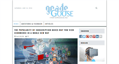 Desktop Screenshot of goosegrade.com