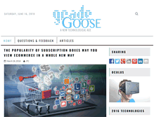 Tablet Screenshot of goosegrade.com